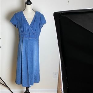 Crossing Pointe Denim Dress